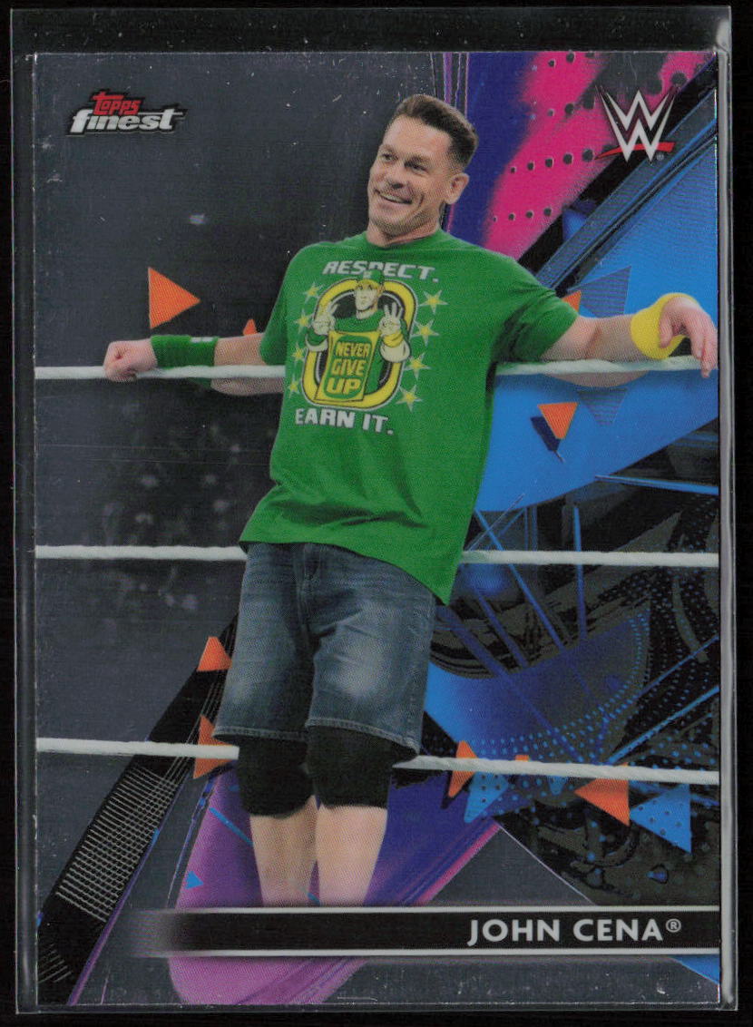 2021 Topps Finest WWE #100 John Cena