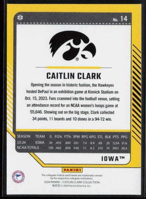 2024 Panini Caitlin Clark Collection #14 Caitlin Clark