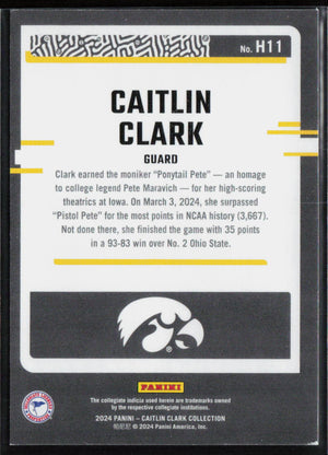 2024 Panini Caitlin Clark Collection - Highlights #H11 Caitlin Clark