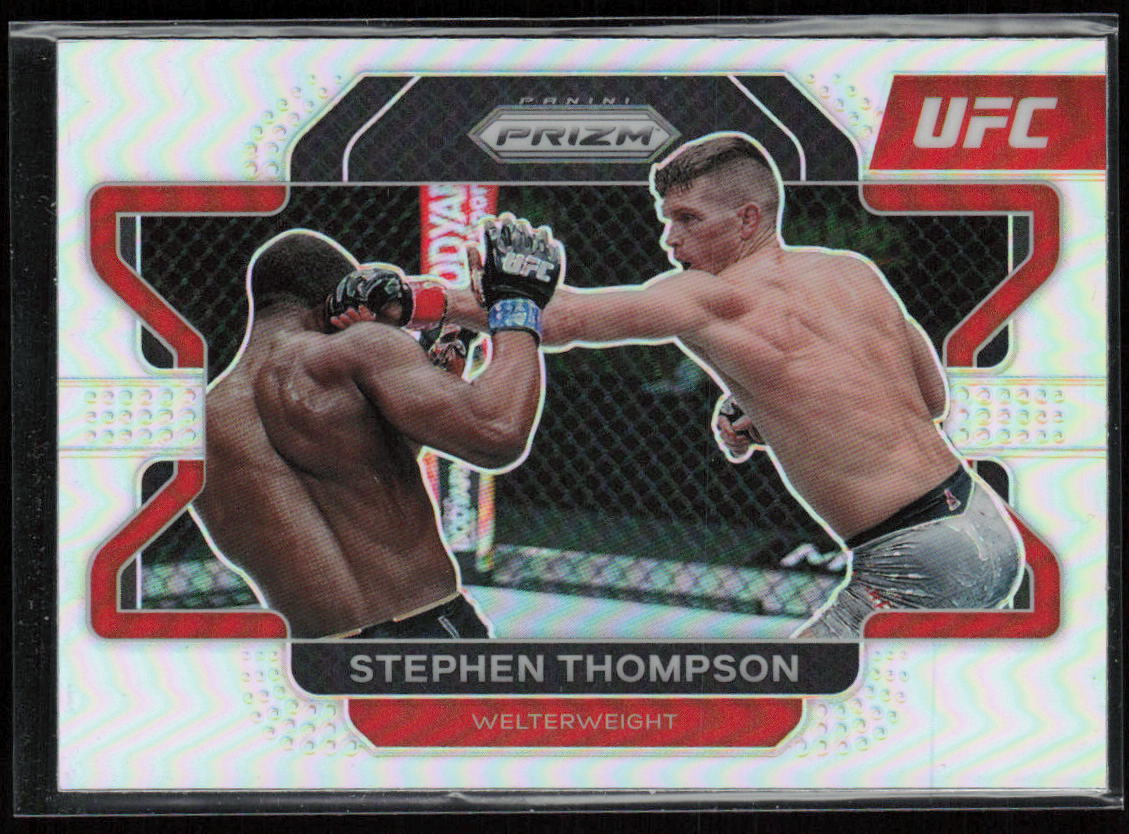 2022 Panini Prizm UFC #90 Stephen Thompson Silver