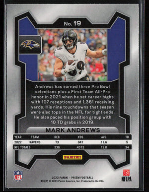 2023 Panini Prizm #19 Mark Andrews