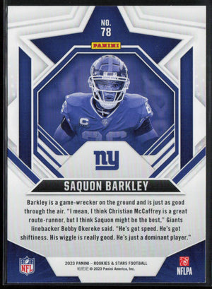 2023 Panini Rookies & Stars # Saquan Barkley