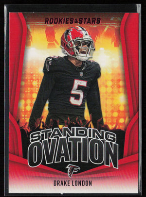 2023 Panini Rookies & Stars #SO-7 Drake London Standing Ovation