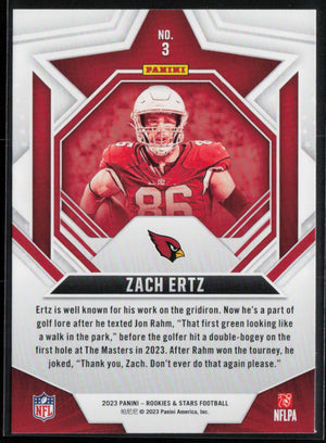 2023 Panini Rookies & Stars #3 Zach Ertz