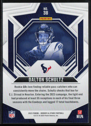 2023 Panini Rookies & Stars #38 Dalton Schultz