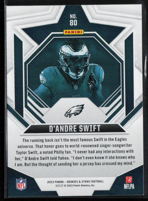 2023 Panini Rookies & Stars #80 D'Andre Swift