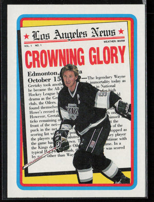 1990-91 Topps #3a Wayne Gretzky