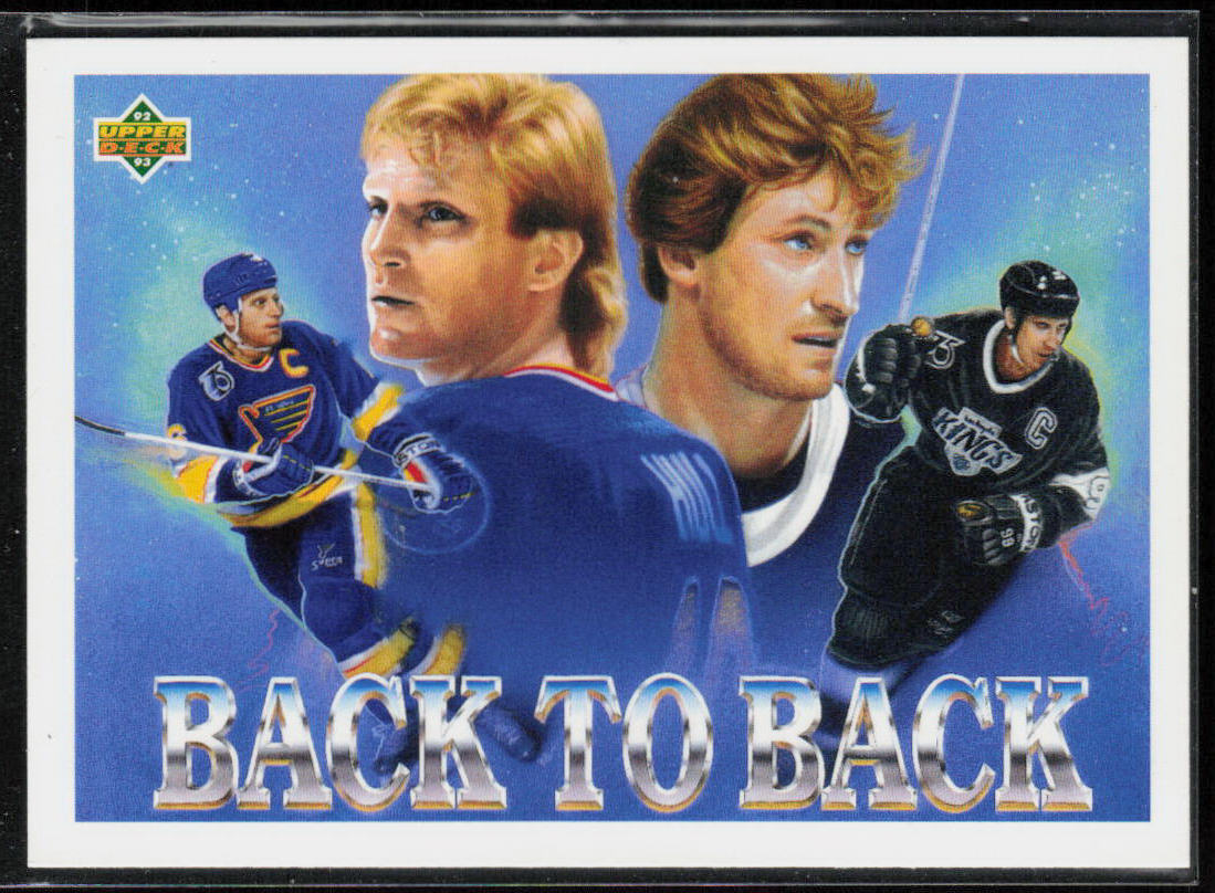 1992-93 Upper Deck #423 Brett Hull / Wayne Gretzky Upper Dek