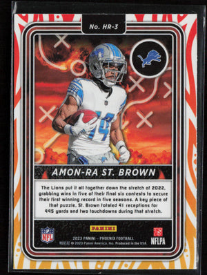 2023 Panini Phoenix #HR-3 Amon-Ra St. Brown