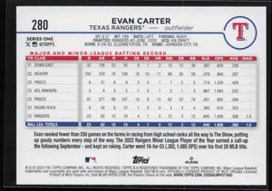 2024 Topps #280 Evan Carter