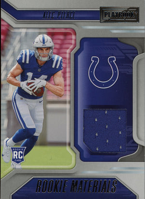 2022 Playbook #RM-20 Alec Pierce Rookie Materials