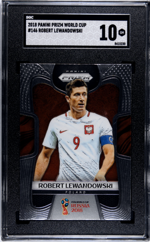 2018 Panini Prizm World Cup #146 Robert Lewandowski SGC 10