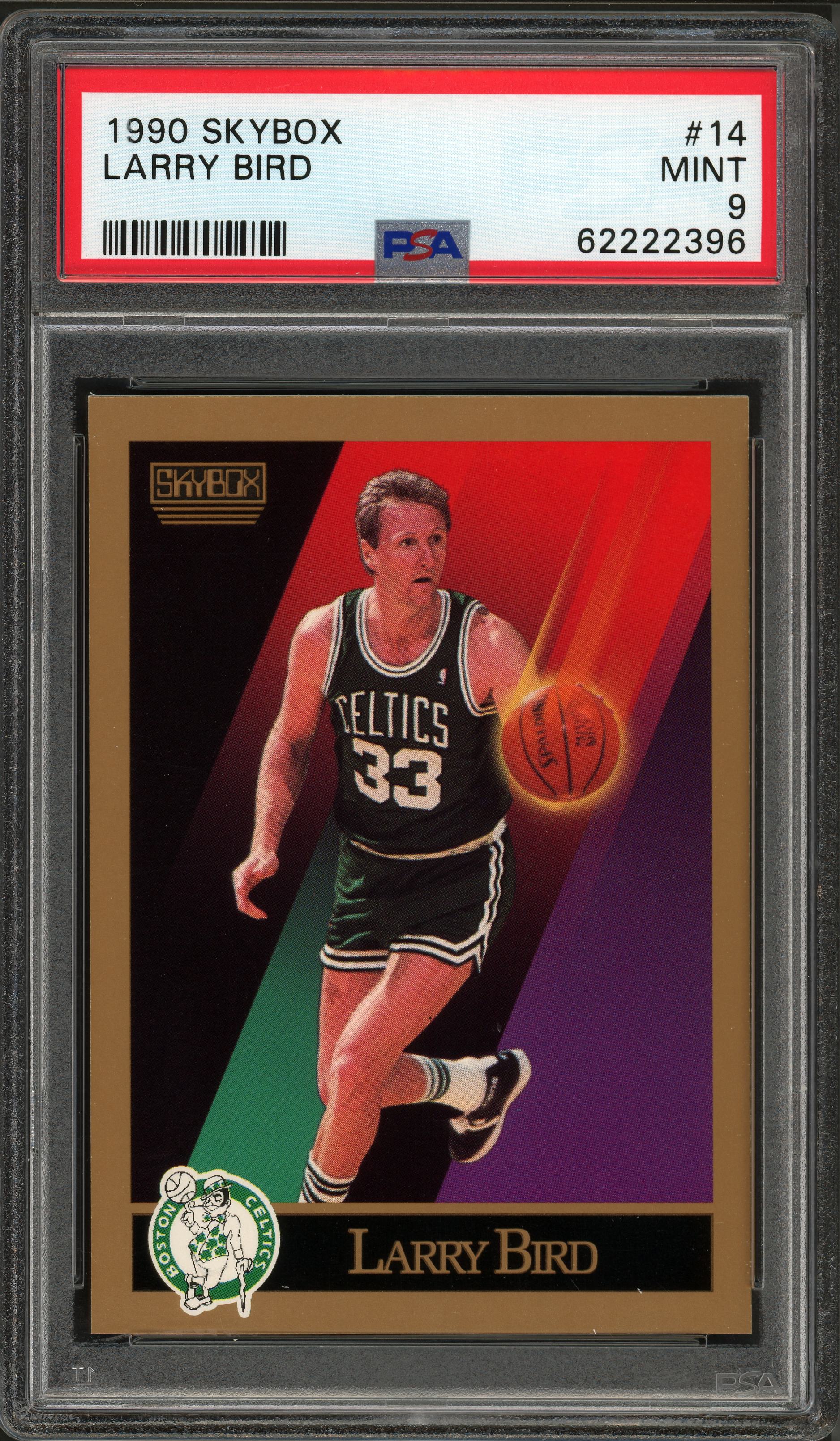 1990 Skybox #14 Larry Bird PSA 9