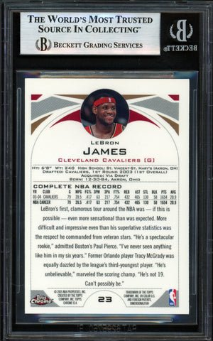 2004-05 Topps 1st Edition #23 LeBron James BGS 8.5