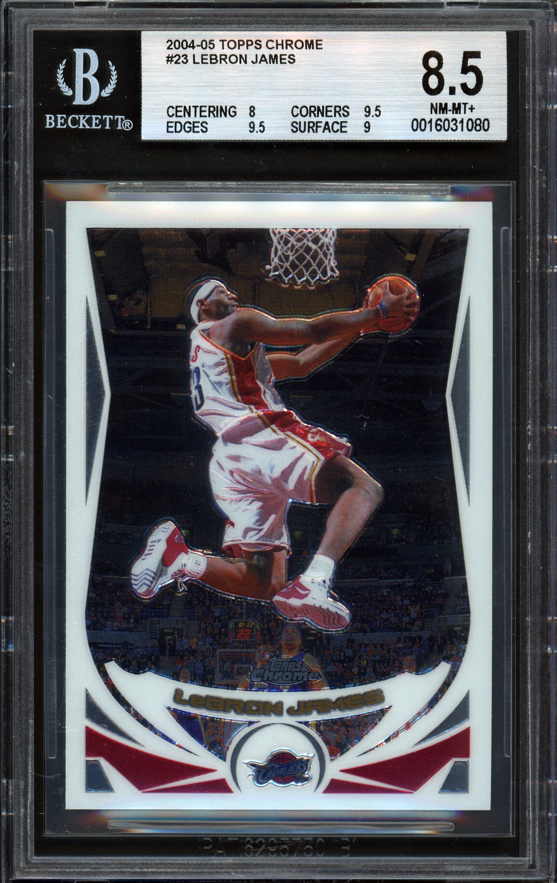 2004-05 Topps 1st Edition #23 LeBron James BGS 8.5