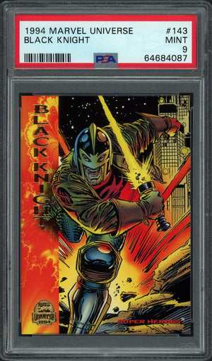 1994 Marvel Universe #143 Black Knight PSA 9