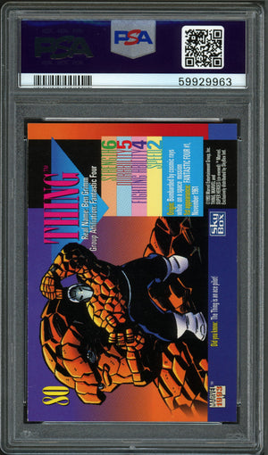 1993 Marvel Universe #80 Thing PSA 9