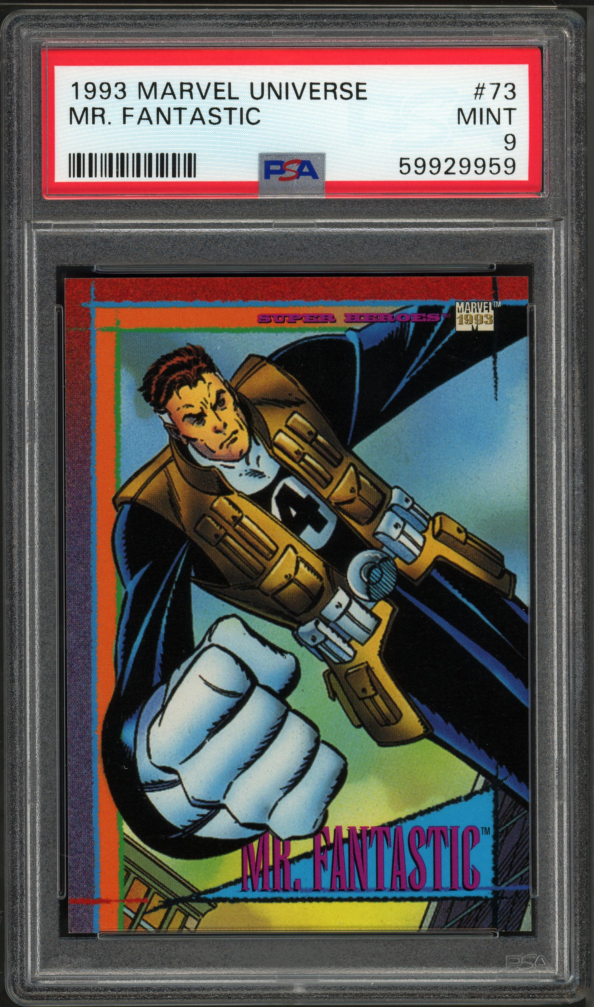 1994 Marvel Universe #73 Mr. Fantastic PSA 9