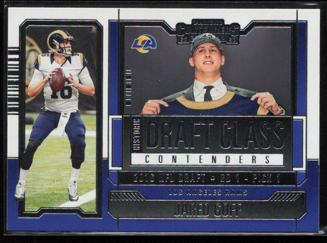 2023 Panini Contenders #HDC-JG Jared Goff Historic Draft Class Contenders