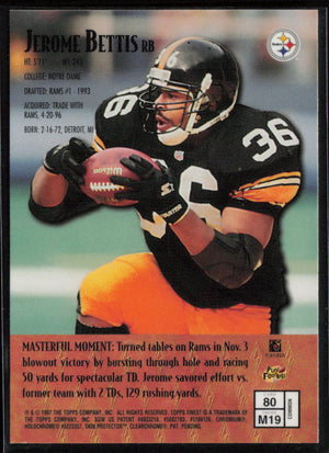 1997 Finest #80 Jerome Bettis