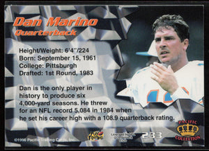 1996 Pacific #233 Dan Marino