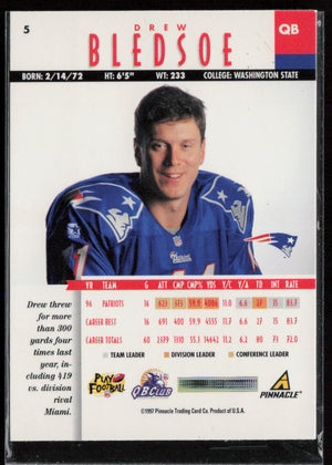 1997 Pinnacle #5 Drew Bledsoe