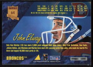 1995 Pinnacle Club Collection #64 John Elway