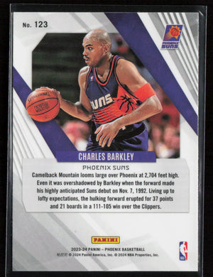 2023-24 Phoenix Basketball #123 Charles Barkley Teal Velocity