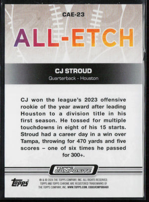 2023-24 Topps Composite #CAE-23 CJ Stroud