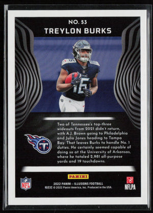 2022 Panini Illusions #53 Treylon Burks Retail