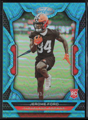 2022 Panini Certified #177 Jerome Ford Mirror Red #/99