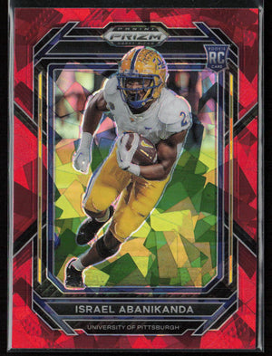 2023 Prizm Draft Picks #127 Israel Abanikanda Red Ice