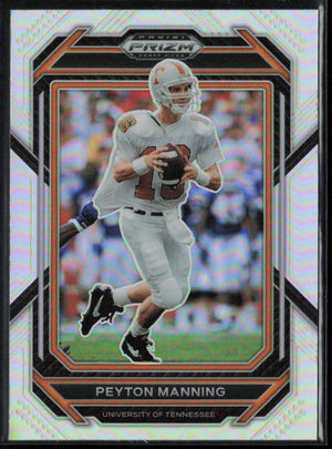 2023 Panini Prizm Draft Picks #82 Peyton Manning Silver