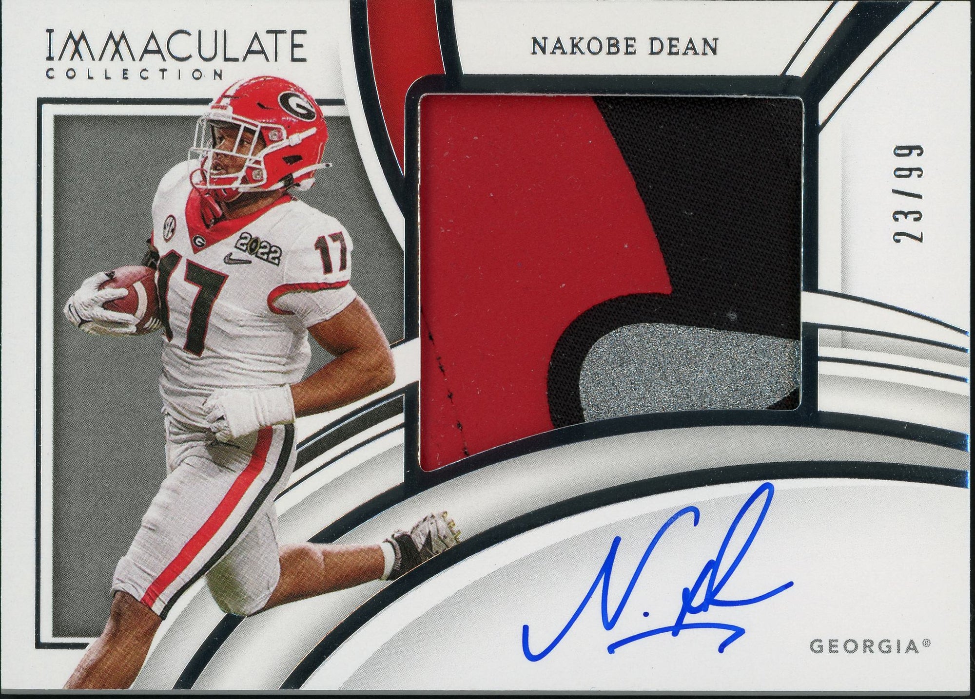 Immaculate #PP8 Nakobe Dean Auto /99