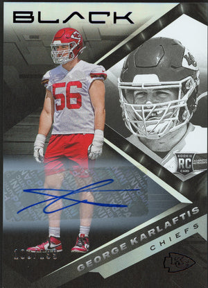 Panini Black #153 George Karlaftis Rookie Auto /199