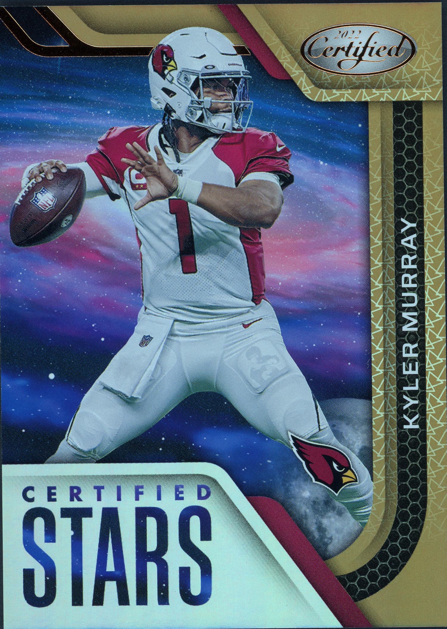 2022 Panini Certified #CS-4 Kyler Murray Certified Stars Mirror Bronze #/249