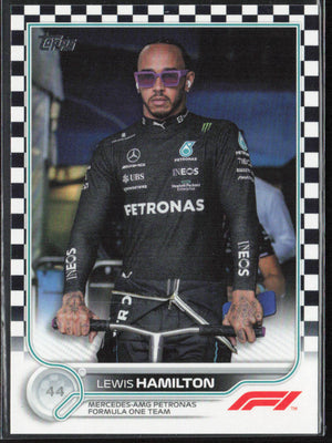 2022 Topps Formula 1 #8 Lewis Hamilton #8 Checkered