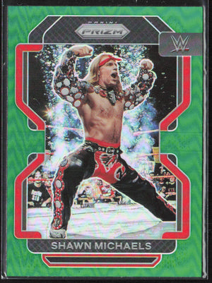 2022 Panini Prizm WWE #199 Shawn Michaels Green