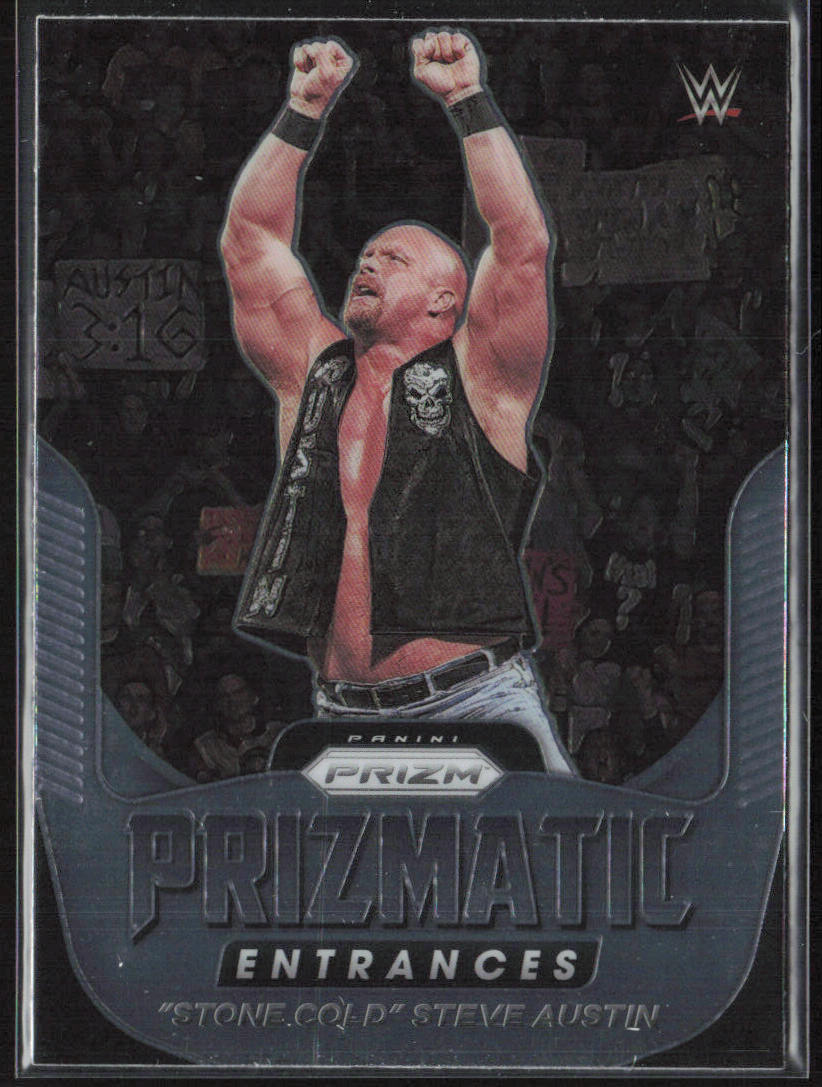 2022 Panini Prizm WWE #4 "Stone Cold" Steve Austin Prizmatic Entrances