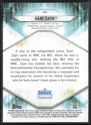 2021 Topps WWE #162 Sami Zayn