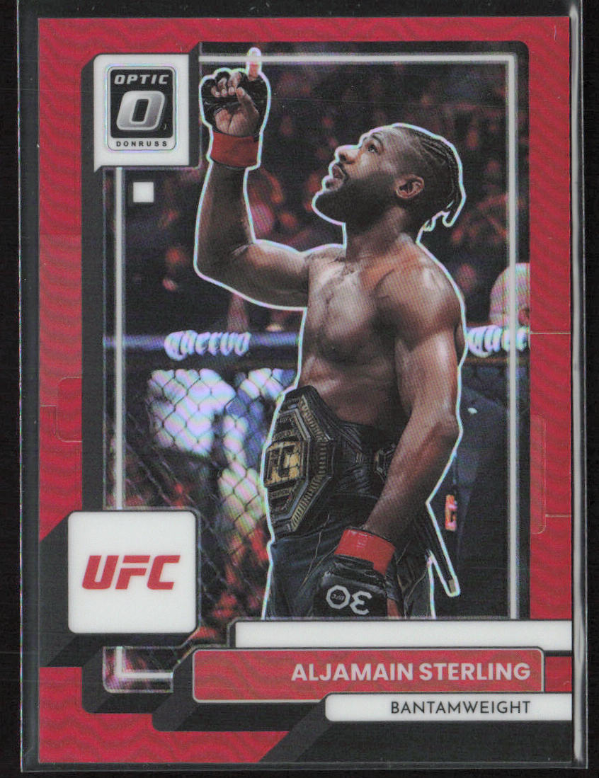 2023 Donruss Optic UFC #59 Aljamain Sterling red /199