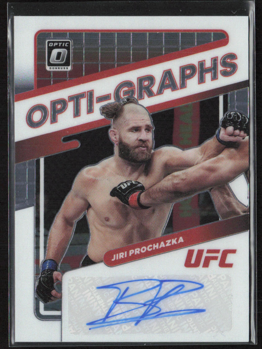 2022 Donruss Optic UFC #OG-JPZ Jiri Prochazka Opti-graphs Auto