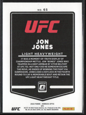 2022 Donruss Optic UFC #65 Jon Jones