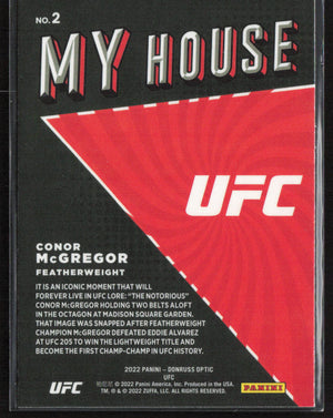 2022 Donruss Optic UFC #2 Conor McGregor My House