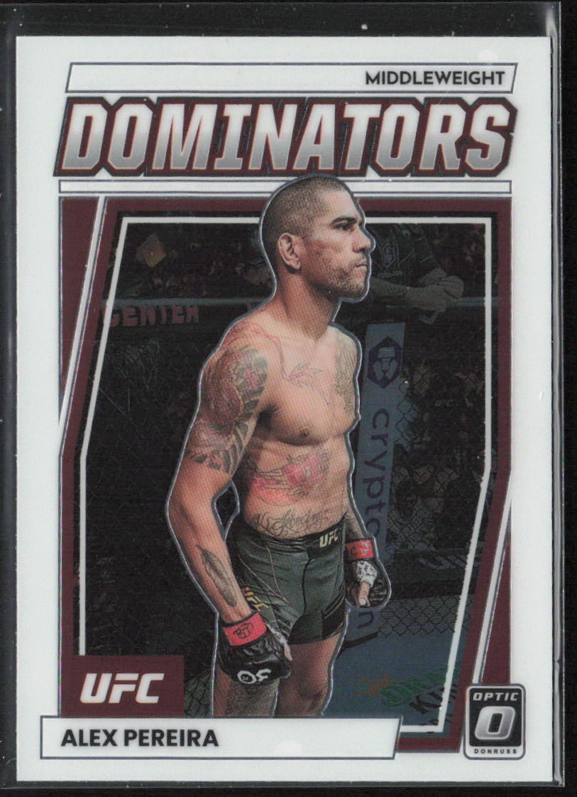 2023 Donruss Optic UFC #8 Alex Pereira Dominators