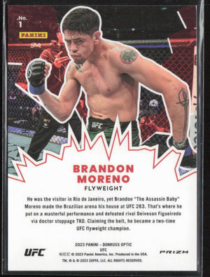 2023 Donruss Optic UFC #1 Brandon Moreno My House