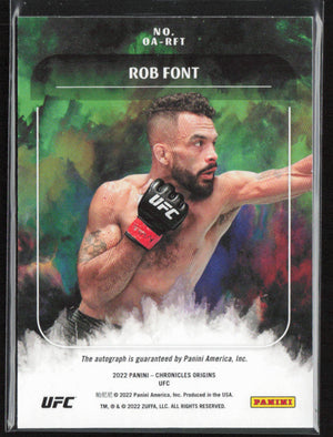 2022 Origins #OA-RFT Rob Font Auto /10