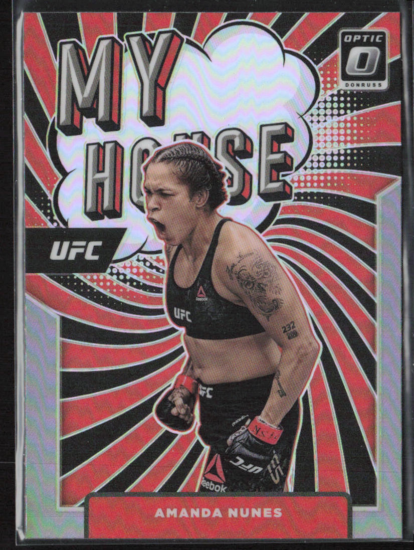 2022 Donruss Optic UFC #3 Amanda Nunes #3 My House