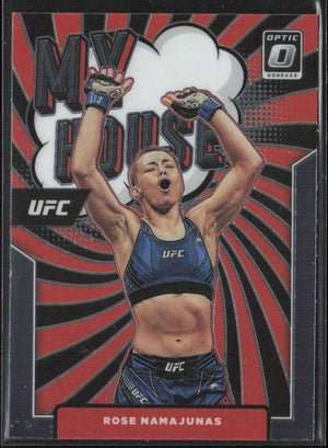 2022 Donruss Optic UFC #5 Rose Namajunas My House