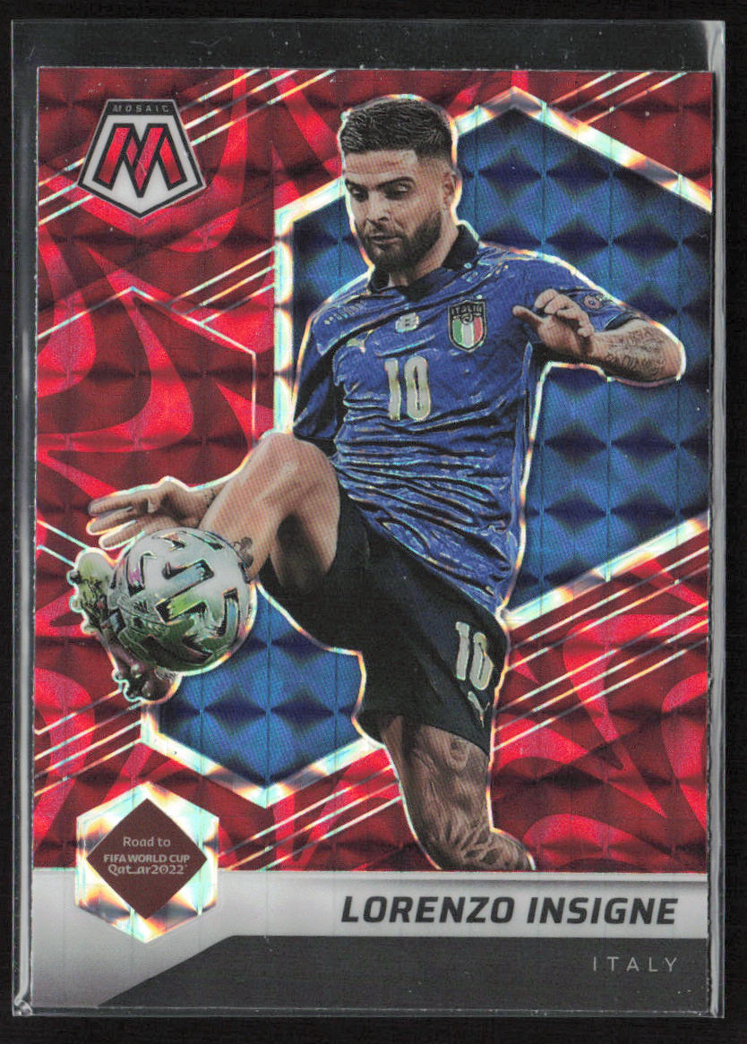 2021-22 Panini Mosaic Road to FIFA World Cup #27 Lorenzo Insigne